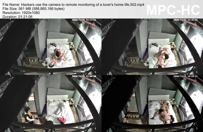 Hackers use the camera to remote monitoring of a lover's home life.502